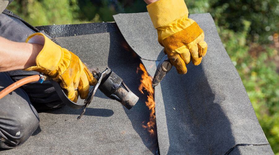 Professional gutter cleaning in Thorndike, ME